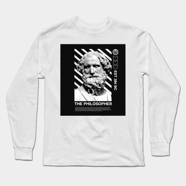 Aristotle Long Sleeve T-Shirt by WPAP46